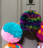 Wool Pompom Wreath, Mixed Colours, Eclectic Bohemian Interiors, Maximalism. - Image 5