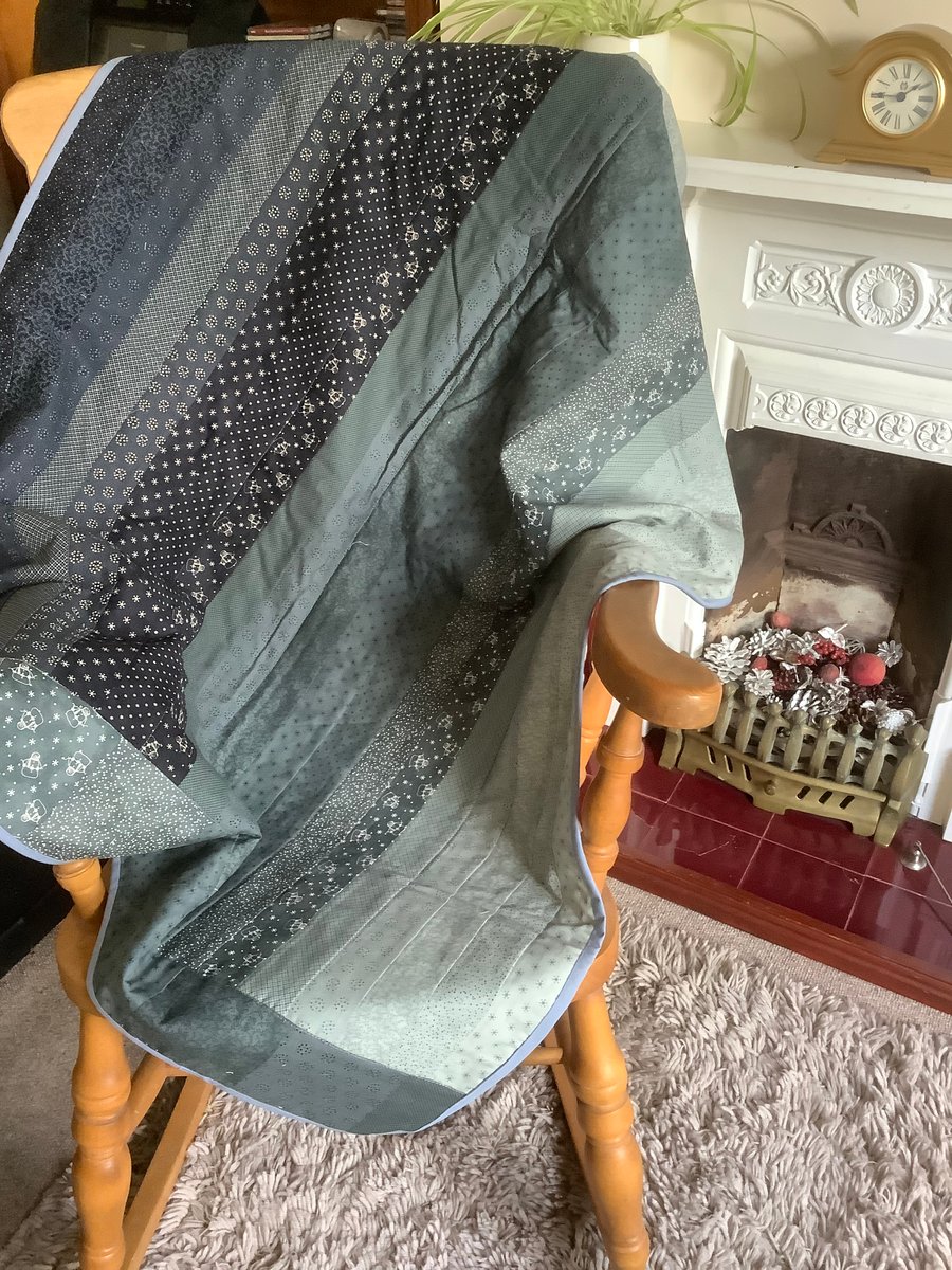 Snowman themes patchwork quilt 