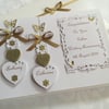 Personalised Golden Wedding Anniversary Card Gift Boxed 50th Mum Dad Any Names
