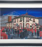 Wrexham. Framed & Unframed Art Print, Football Club AFC, Stadium Supporters Gift - Image 1