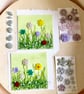 Ladybird Meadow Glass Candle Screen and Wooden Tealight Candle Stand - Image 4