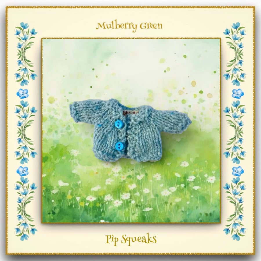 Pip Squeaks Blue Cardigan 