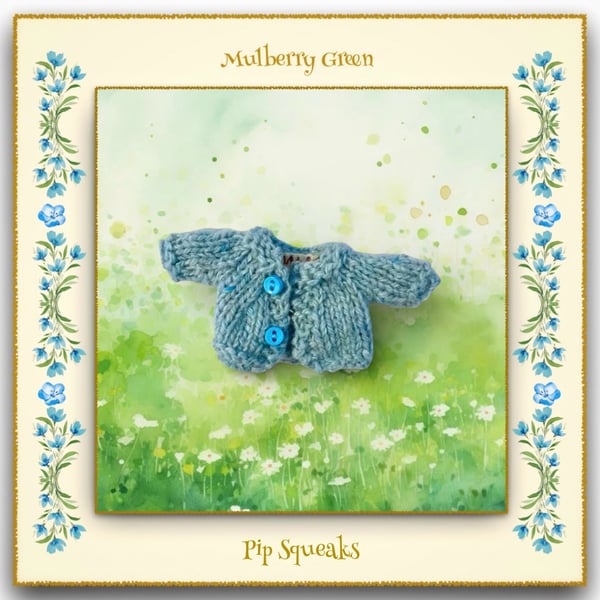 Pip Squeaks Blue Cardigan 