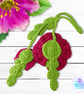 Poppy bag charm. Poppy keyring. Poppy gift gift. Poppies - Image 3