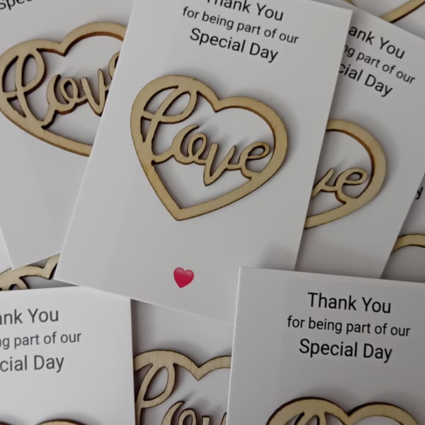 25x Wedding pocket hugs