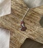 Red copper and silver fox necklace - Image 2