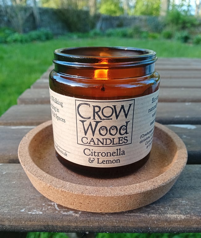Citronella & Lemon Soya Essential oil candle 95g