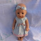 Elaborate pink dolls party cutie summer dress Baby Born, Tiny Tears