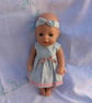 Elaborate pink dolls party cutie summer dress Baby Born, Tiny Tears