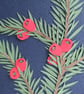 Botanical Papercut - Yew Tree - Original Art - Image 2