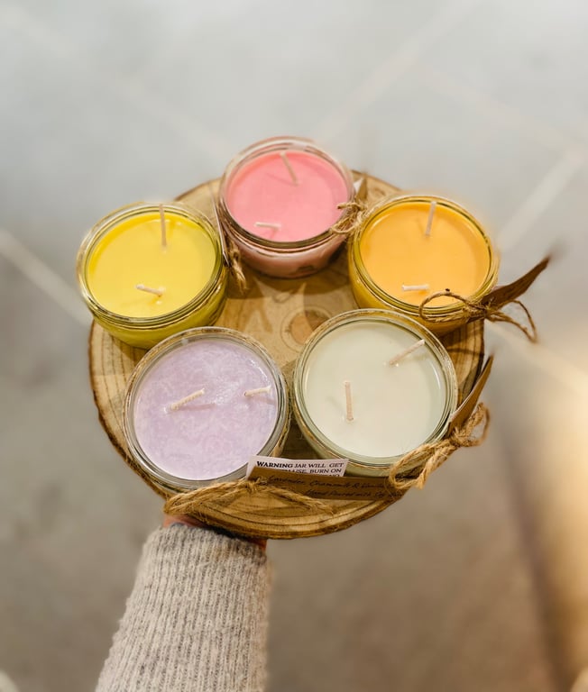Lucky Dip Pair of Recycled Jar Candles Summer Seconds