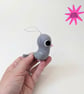 Grey Sparkly Bird - Hanging Decoration - Super Seconds Festival