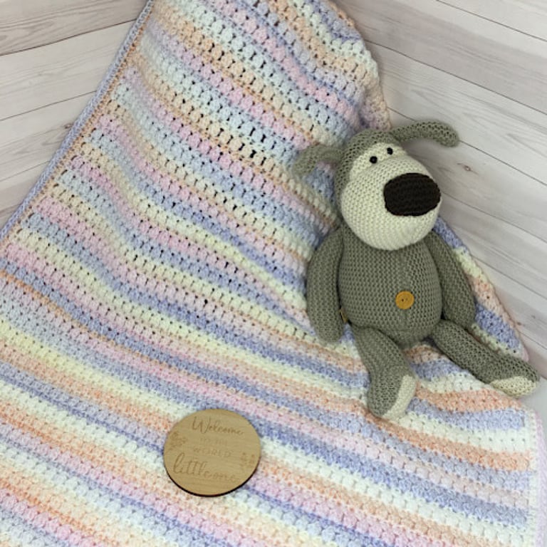 Pastel Baby Blanket 