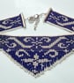 Beaded Choker necklace with beadwork