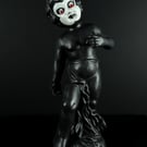 'Subliminal' Upcycled Figurine Hand Painted OOAK
