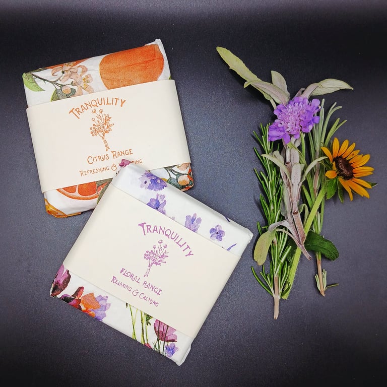 Aromatherapy Botanical Wax Melts for Travel Lovers - Provence & Italian Garden