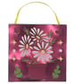 Pink Daisy Flower Pot Wall Hanging