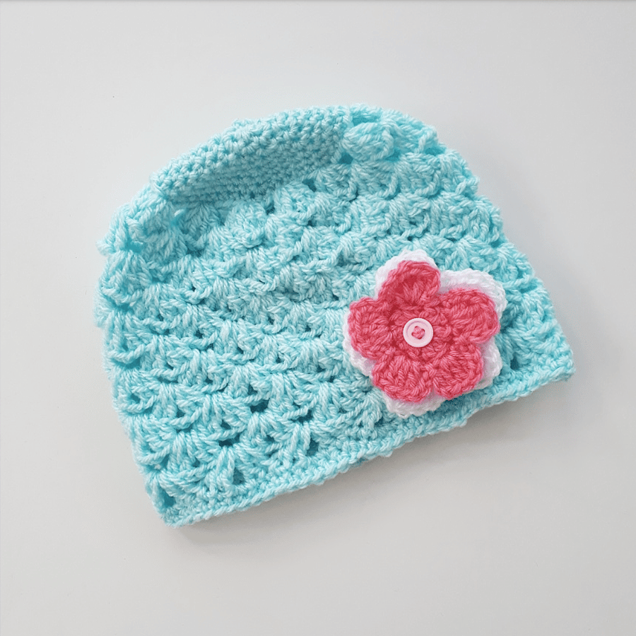 Baby girl hat, baby girl spring hat, gifts for girls, gifts for babies, baby hat