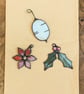 Stained Glass Christmas Tree Decorations, Handmade Heirloom Gift Set - Image 9