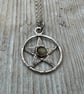 Pentagram Pendant with Labradorite - Image 1