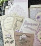 Folio - Lilac Stationery Folder and Tags by Carolee Crafts PB9 0036 - Image 4