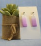 Small Rectangle Gradient Drop Earrings - Image 7