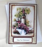 Red wine retirement card - Image 3