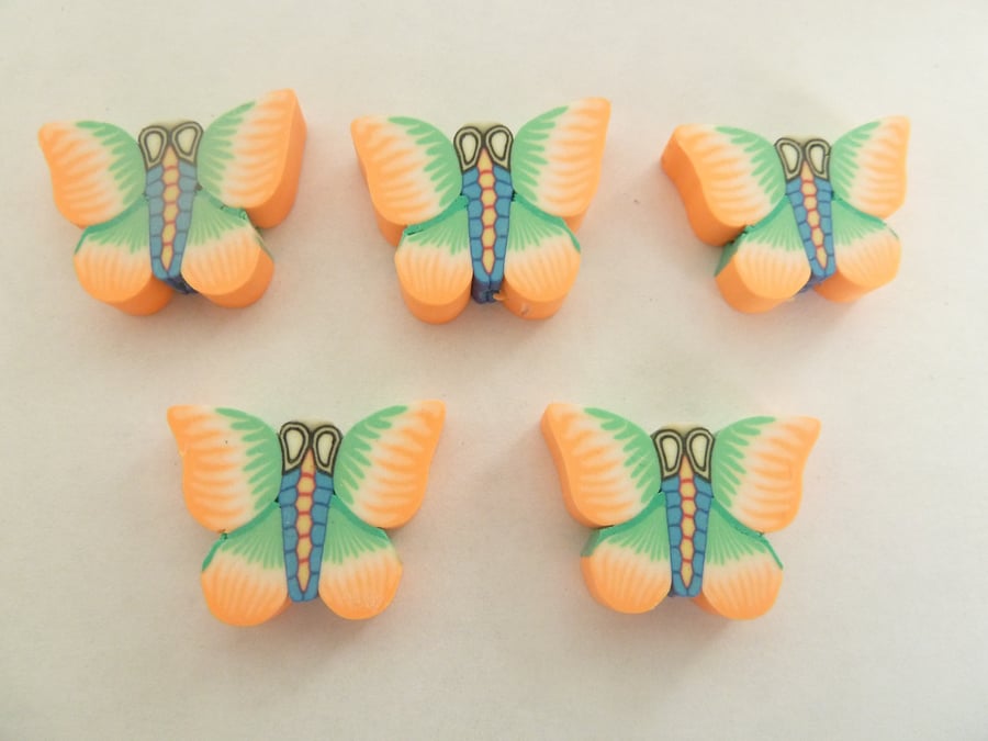 HALF PRICE large butterfly beads