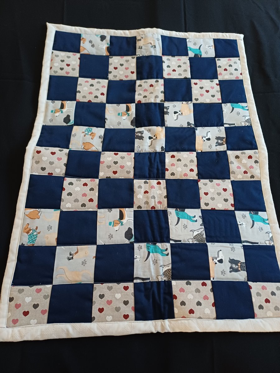 Handmade Patchwork dog blanket