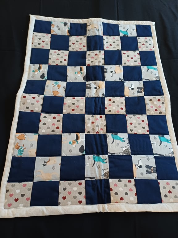 Handmade Patchwork dog blanket
