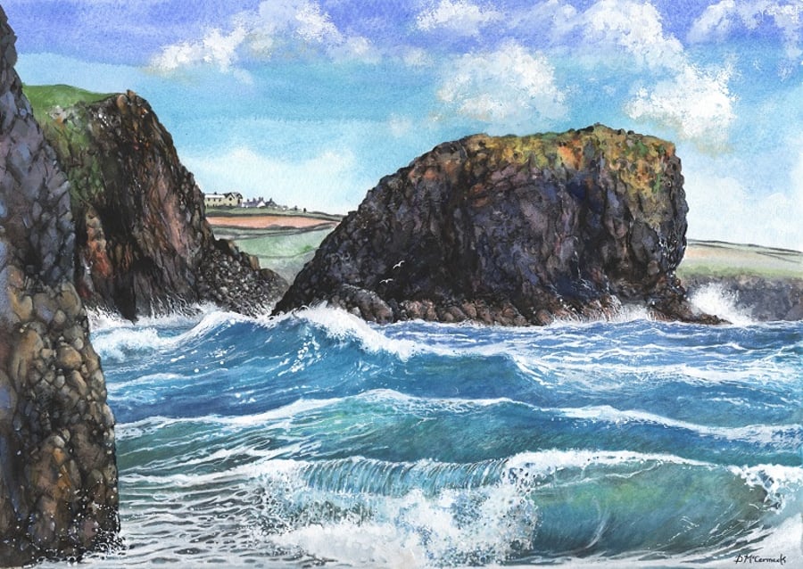 'Roaring' Lion Rock  - ORIGINAL PAINTING