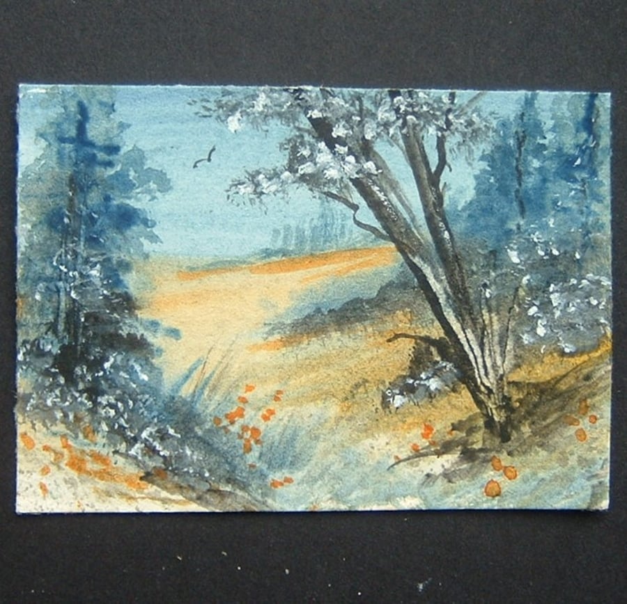 country landscape watercolour art painting ref 388