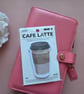 Cafe latte sticky note pad