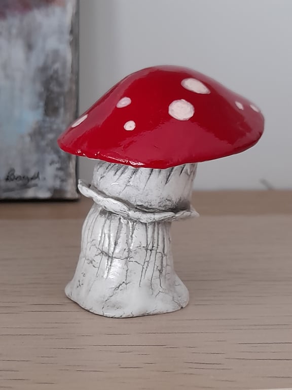 Mushroom - clay -ornament