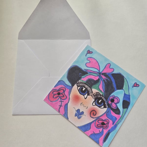 Fairy Witch Greeting Card