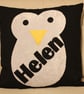 Personalised Penguin Cushion - Image 1