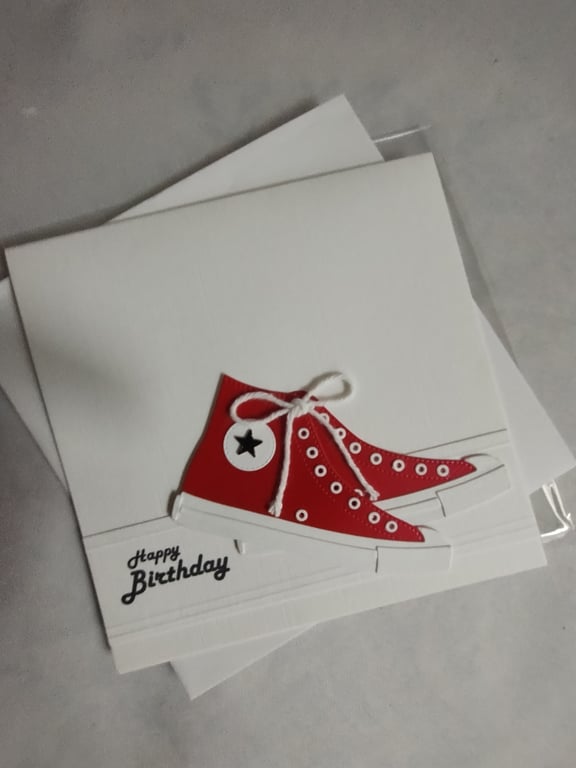 Happy Birthday Red Sneakers 