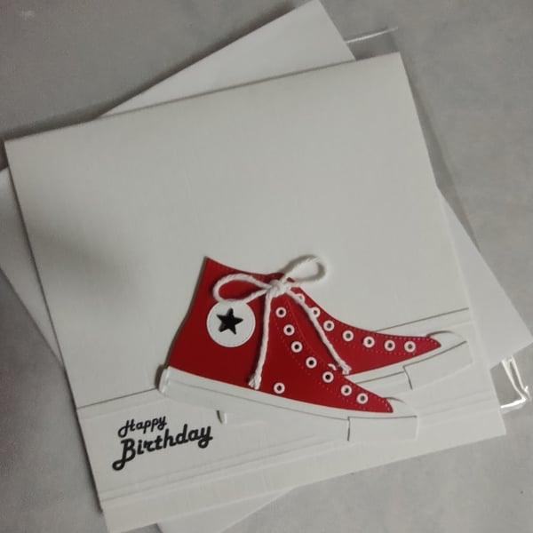Happy Birthday Red Sneakers 