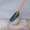 Spoonrest hand thrown pottery ceramic spoon rest