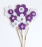 Hand made felt flower bunch  - Image 2