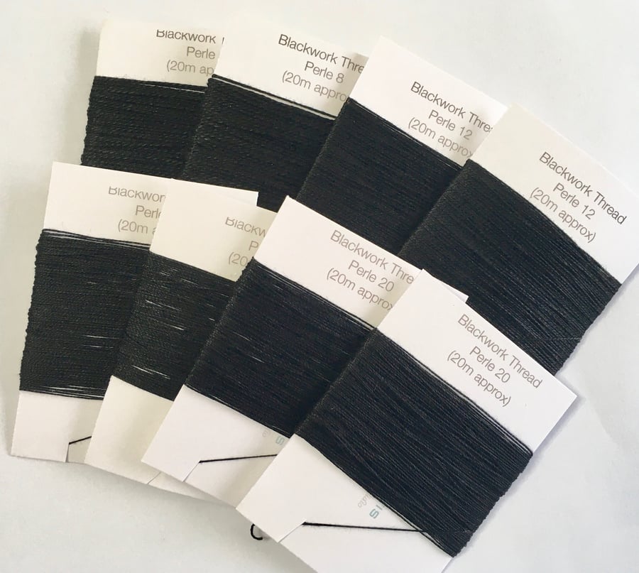 Unique Blackwork Embroidery Thread Collection