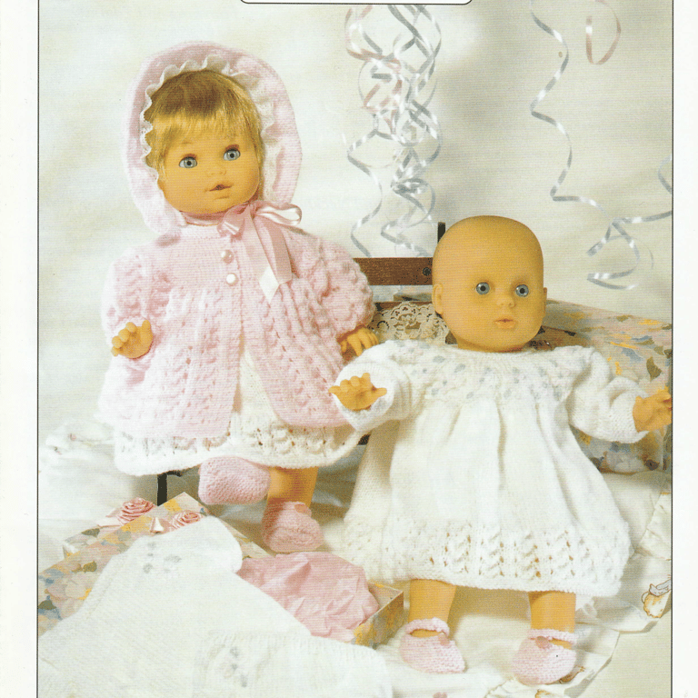 VINTAGE KNITTING PATTERN Baby Doll Layette