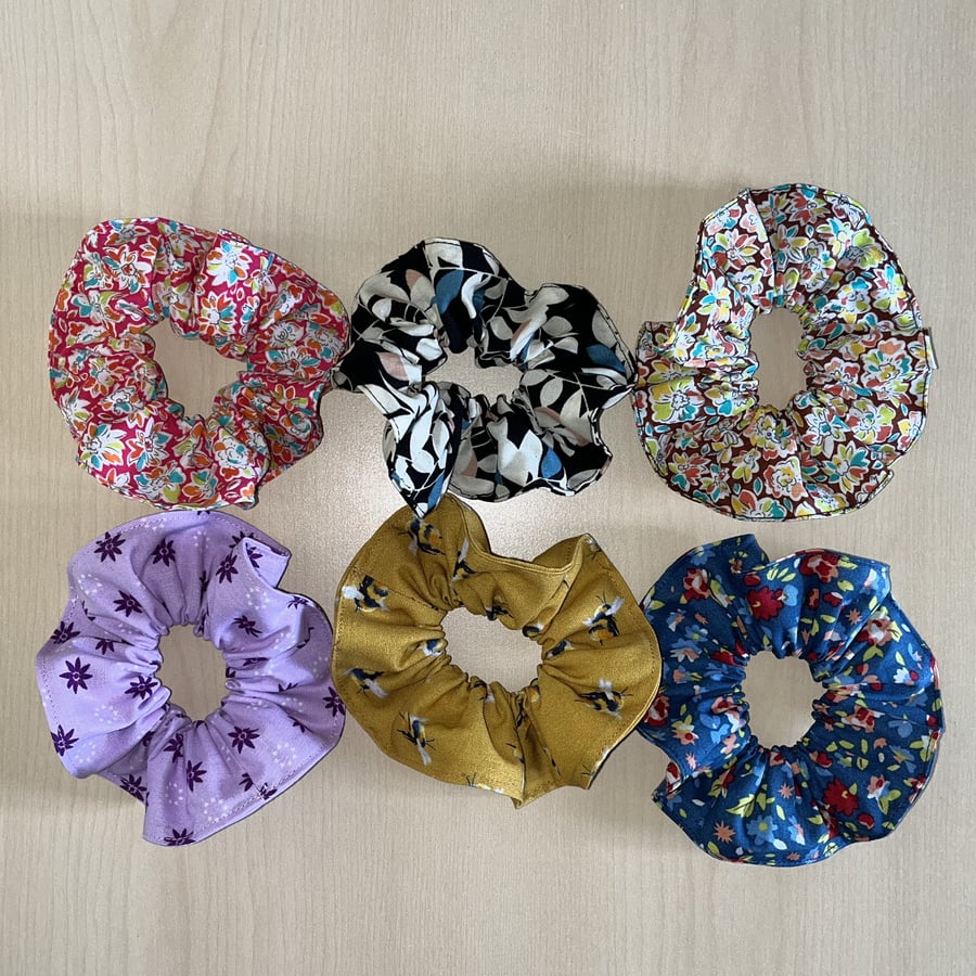 Trio of Hair Scrunchies - Mix 'n' Match