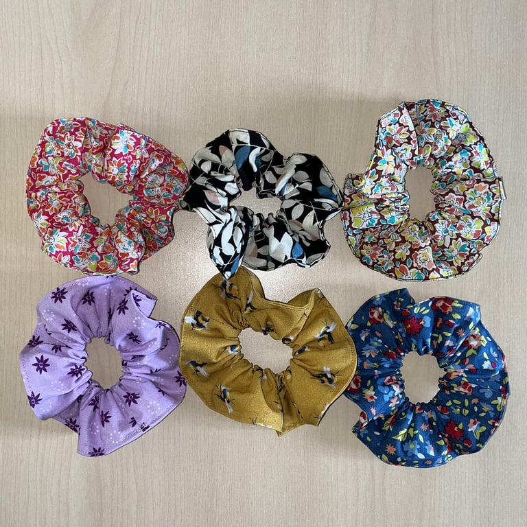 Trio of Hair Scrunchies - Mix 'n' Match
