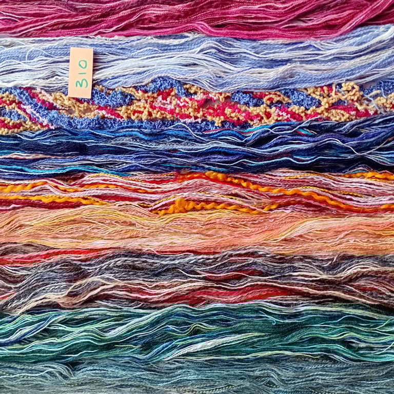 Threads, yarns and fibres for creative arts and textile crafts