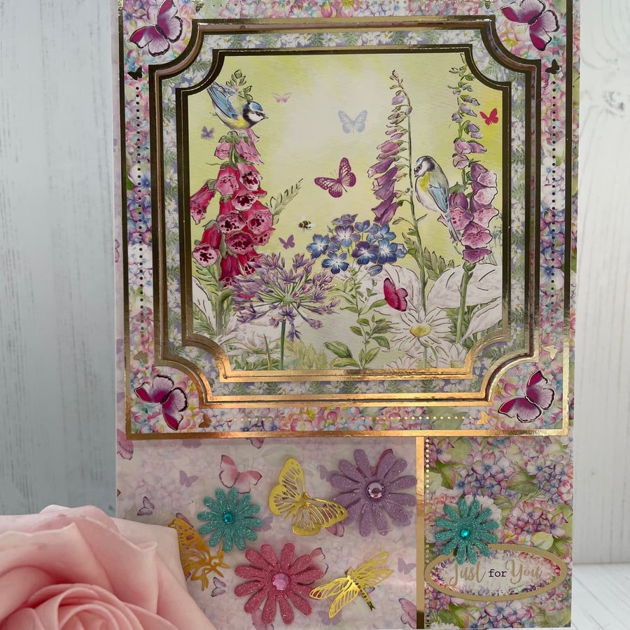 In the Garden A5 Greeting Card C - 121