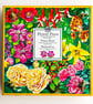 Wooden Flower Press 20x20 cm, Botanical craft supply