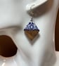 Walnut & Resin Earrings. - Image 6