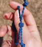Fused Glass Macrame Bracelet - Image 4