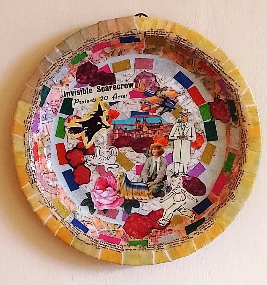 Follow The Glitter Brick Road 24cm Collage Plate
